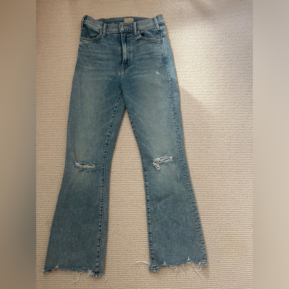MOTHER the hustler ankle chew drinking by the pool jeans. Size 25.